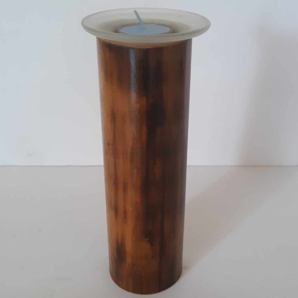 BAMBOO CANDLE HOLDER - Picture 4 of 7